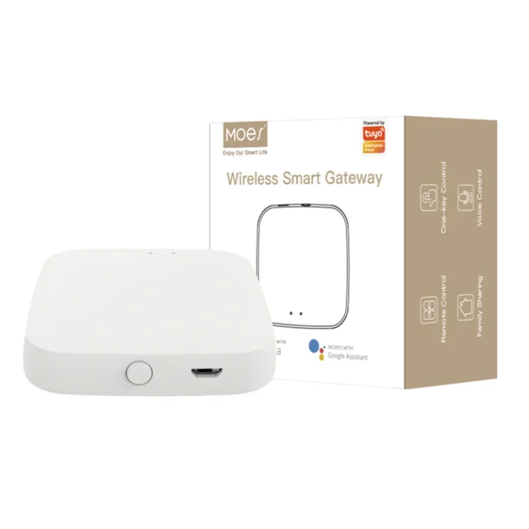 MOES Wireless Tuya Bluetooth Gateway Smart WiFi Hub Smart Home Bluetooth MESH(SIG)Gateway