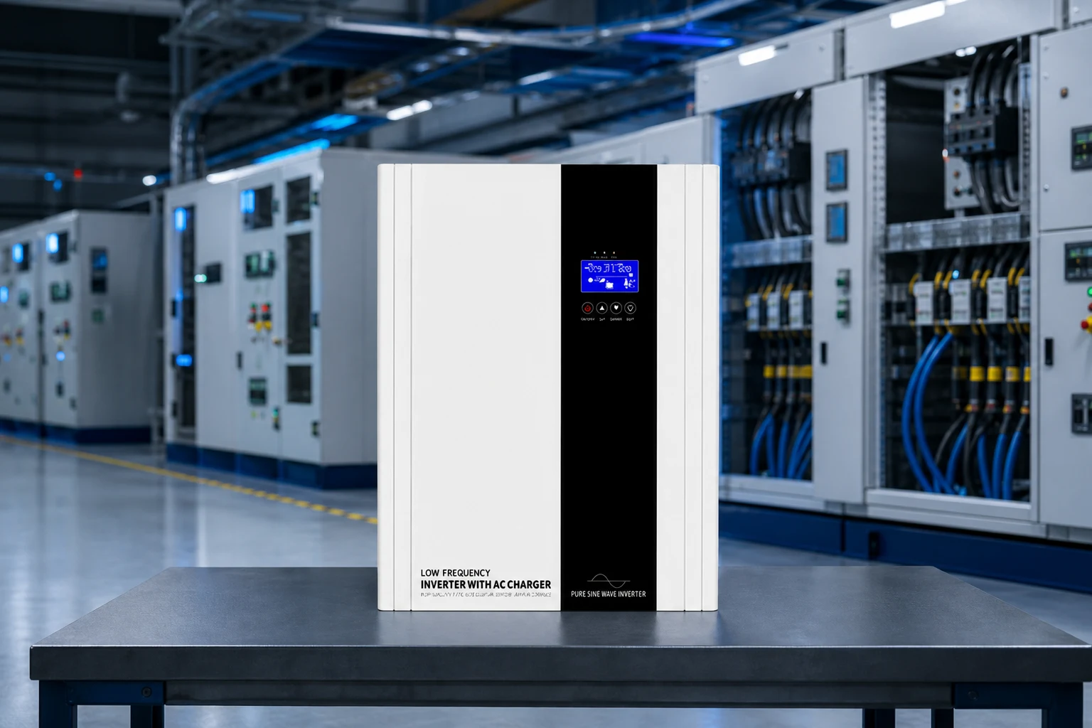 Inverter load-profile review context in a controlled facility