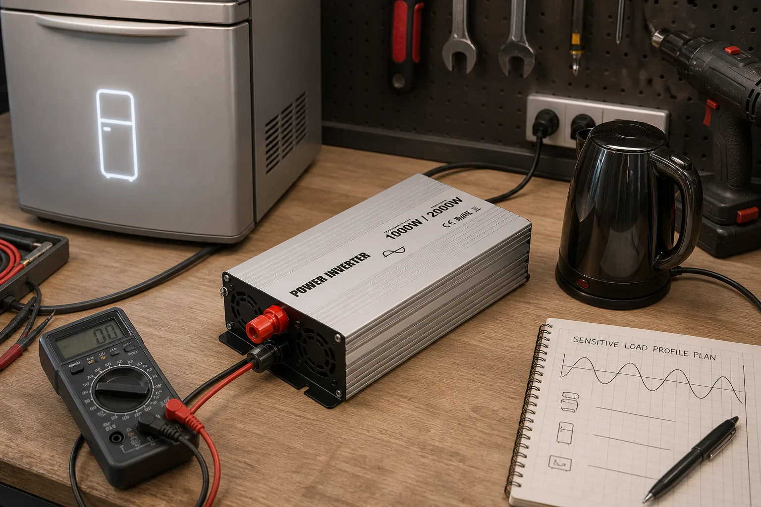 MOES pure sine wave inverter for sensitive AC loads