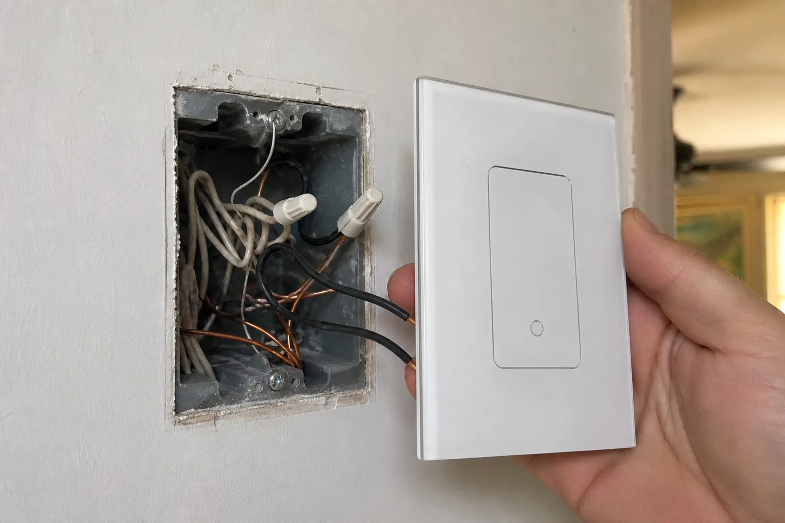 Wall smart switch installation context highlighting wiring decisions for RFQ