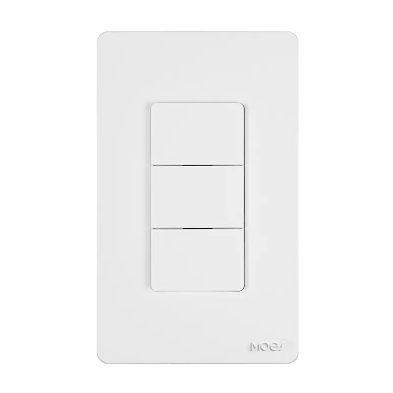 MOES smart switch plate used for wiring and sample notes