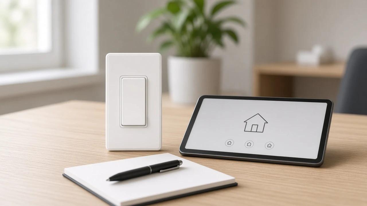 Distributor desk clarifying what a smart home is before quoting an assortment