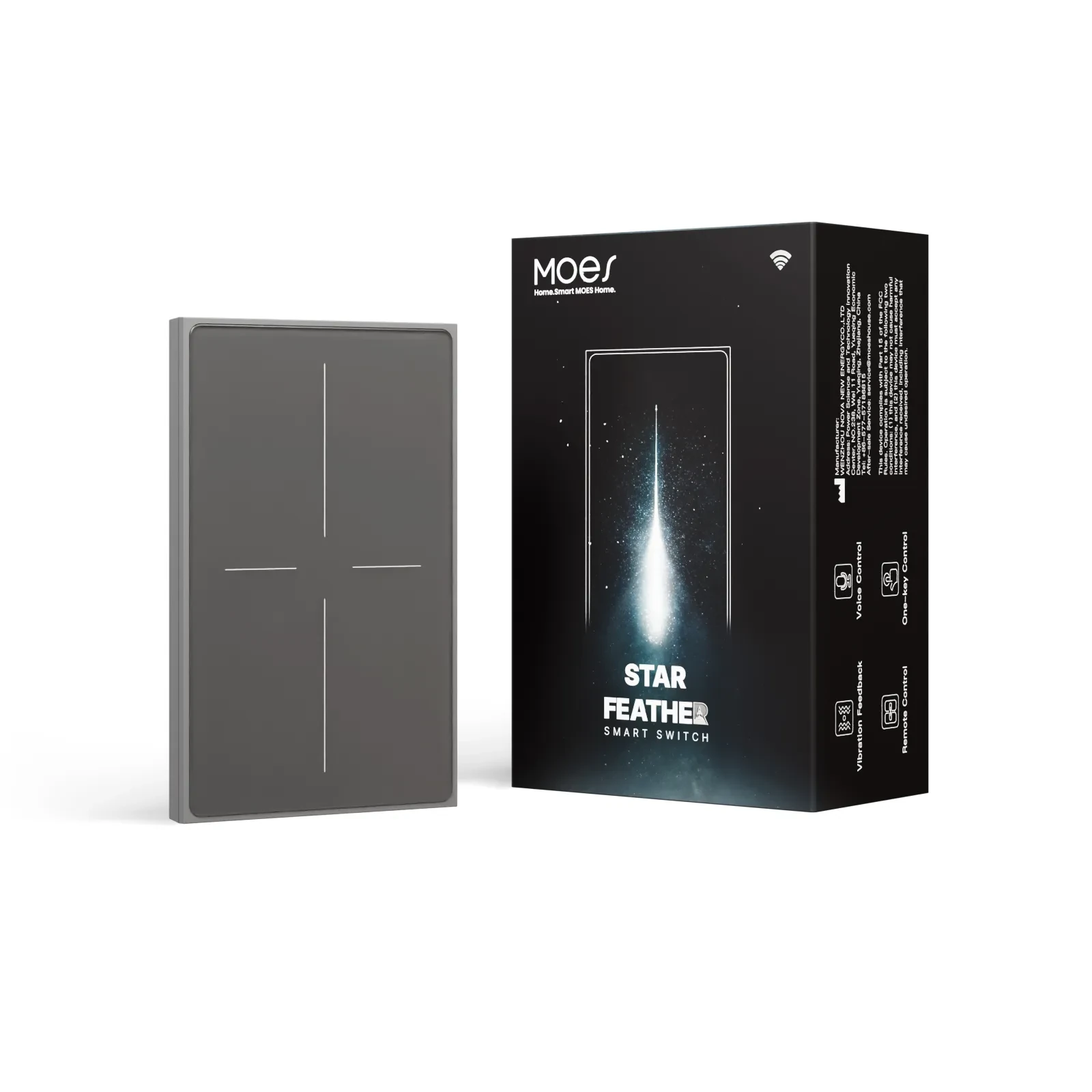 MOES Tuya WiFi Star Feather Series US Switch recommended for the direct Wi-Fi path