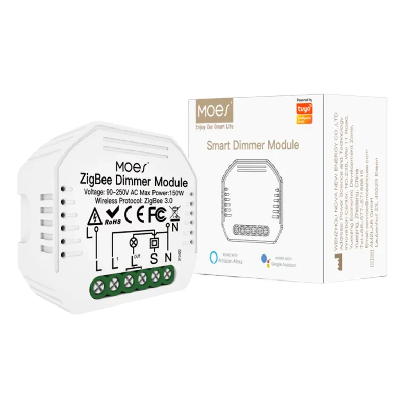 MOES Tuya ZigBee 3.0 smart dimmer switch relay module product recommendation