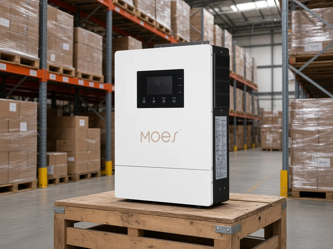 MOES hybrid inverter in warehouse stocking context for channel hybrid middle-path SKUs