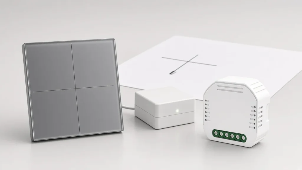 Smart home hub vs wifi architecture choice on specifier desk