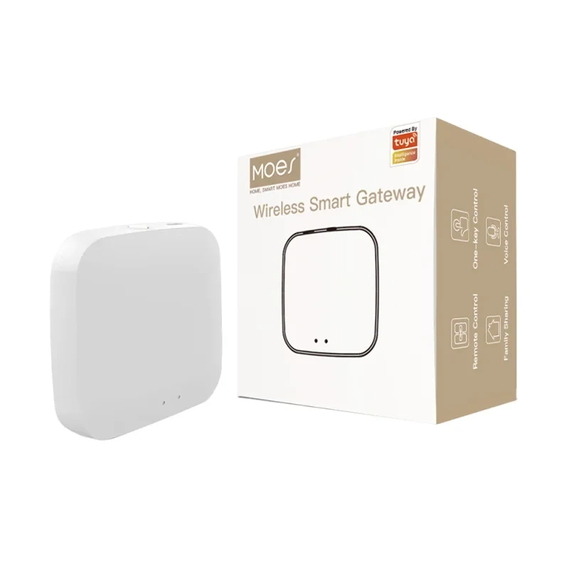 MOES ZHUB-W ZigBee wireless smart gateway hub product photo