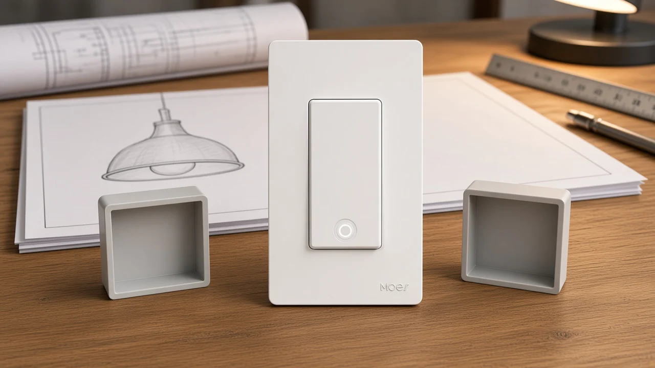 Star Ring switch between two plain wall boxes