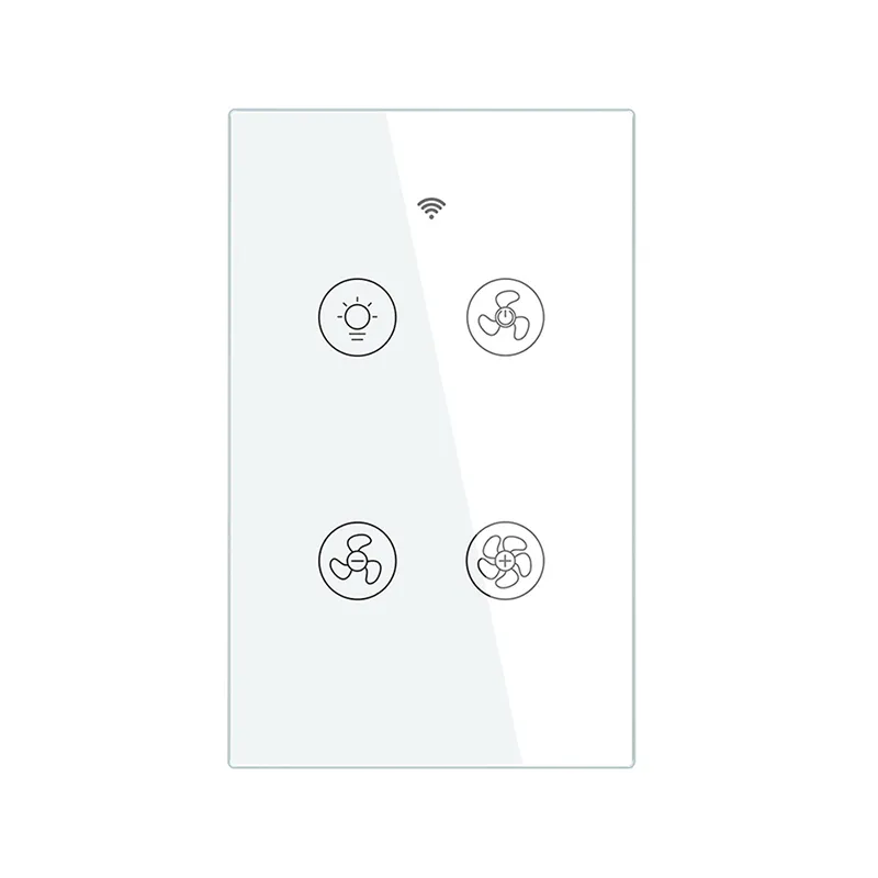 MOES Wi-Fi RF ceiling fan and light wall control product photo